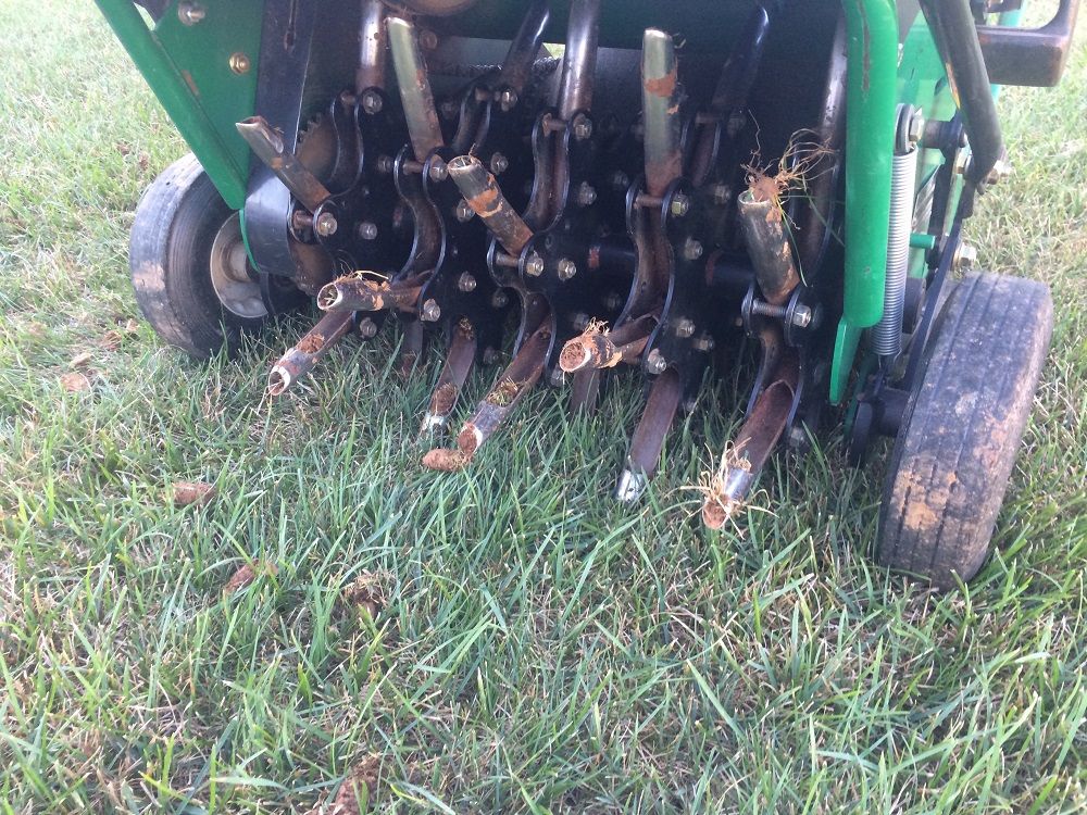 Lawn deals aerator service